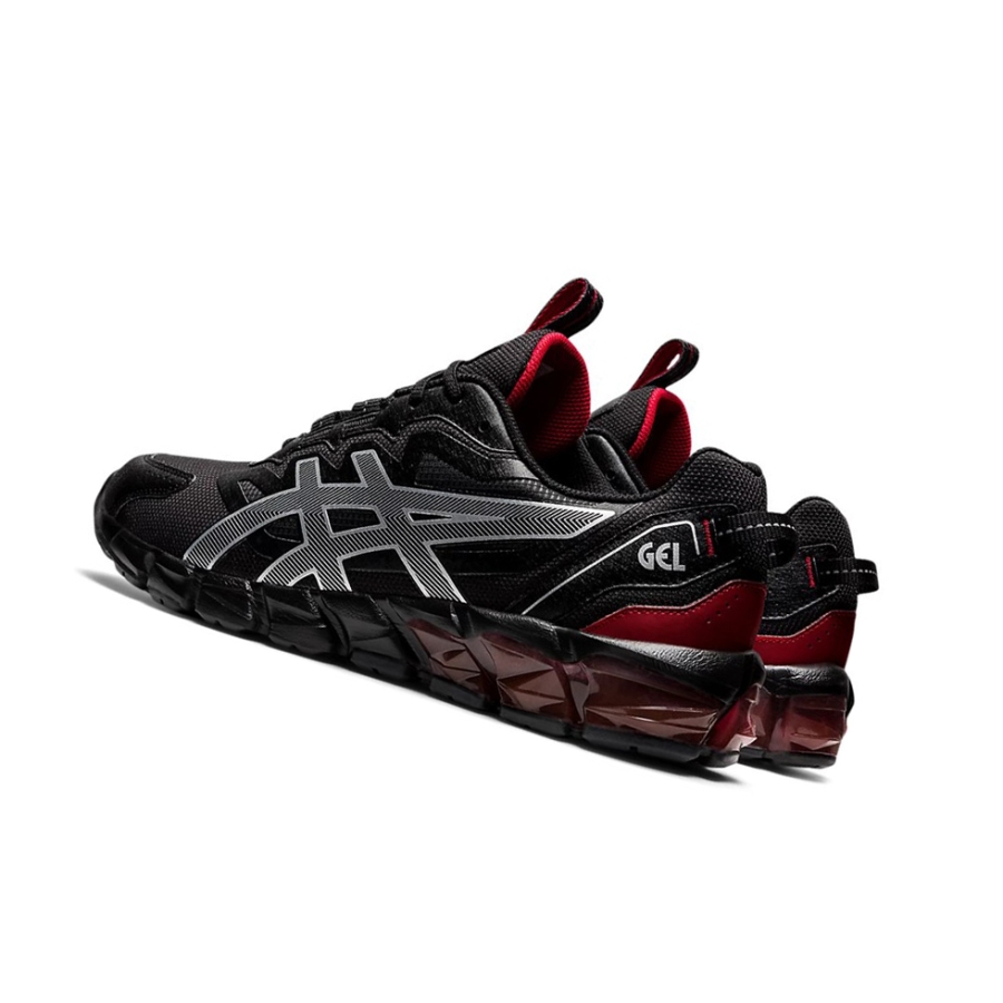 Black / Classic Red Men's Asics GEL-QUANTUM 90 Sneakers | US25438YN