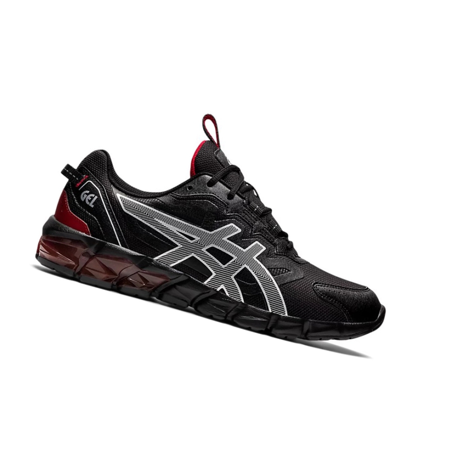 Black / Classic Red Men\'s Asics GEL-QUANTUM 90 Sneakers | US25438YN