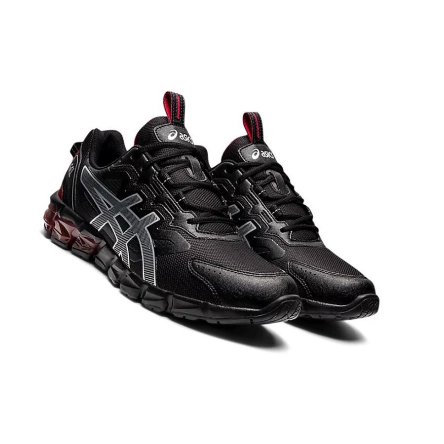 Black / Classic Red Women's Asics GEL-QUANTUM 90 Sneakers | US68132YB