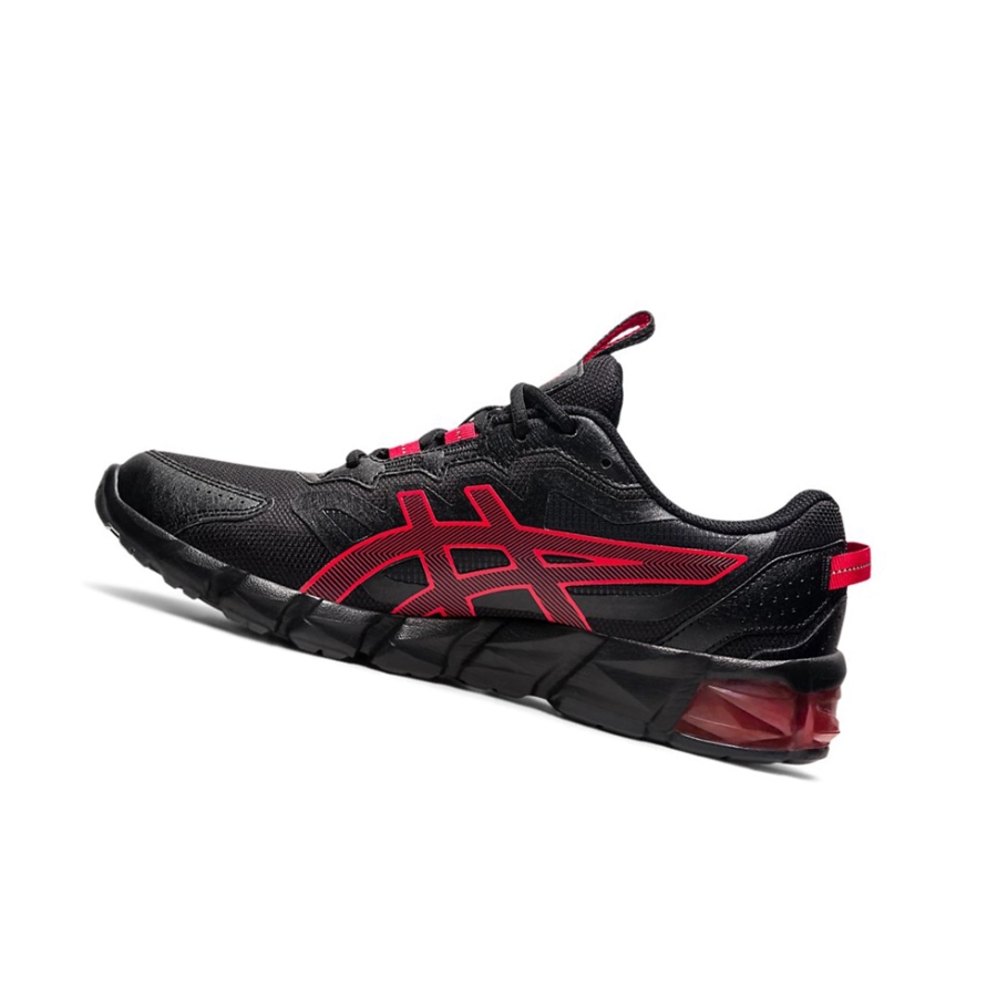 Black / Classic Red Women's Asics GEL-QUANTUM 90 Sneakers | US76930PM