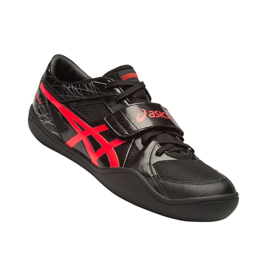 Black / Flash Coral Women's Asics THROW PRO Track Shoes | US94251VM