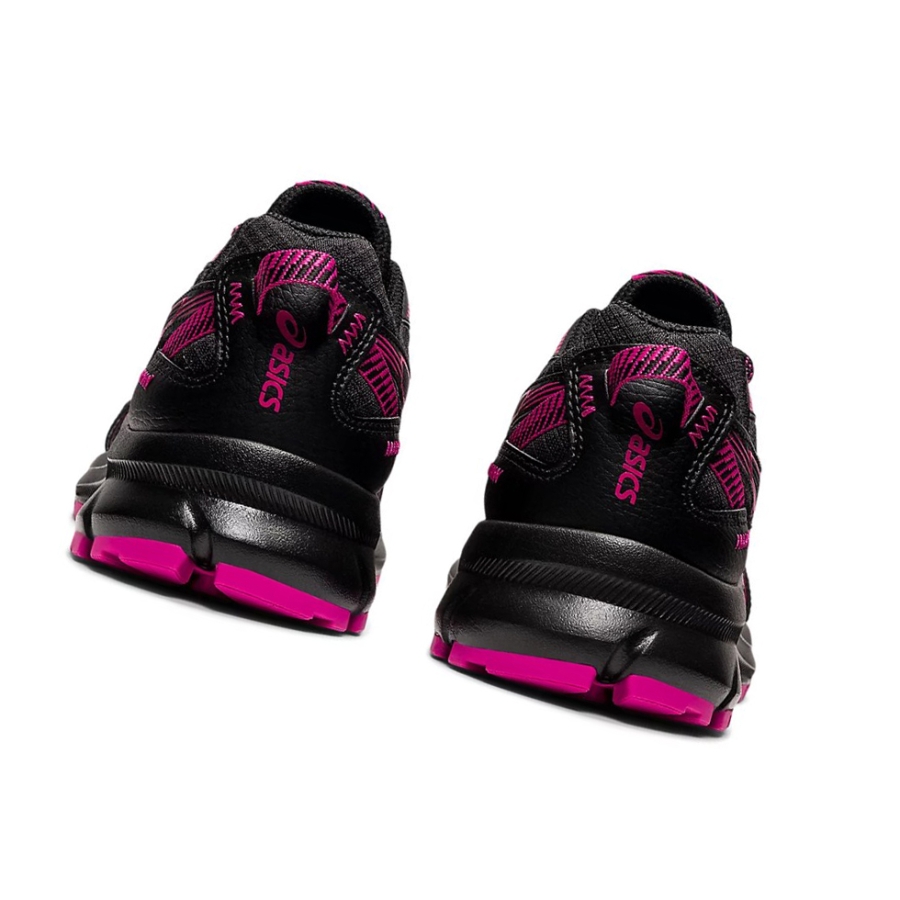 Black / Fuchsia Red Women's Asics TRAIL SCOUT 2 Trail Running Shoes | US76508JA