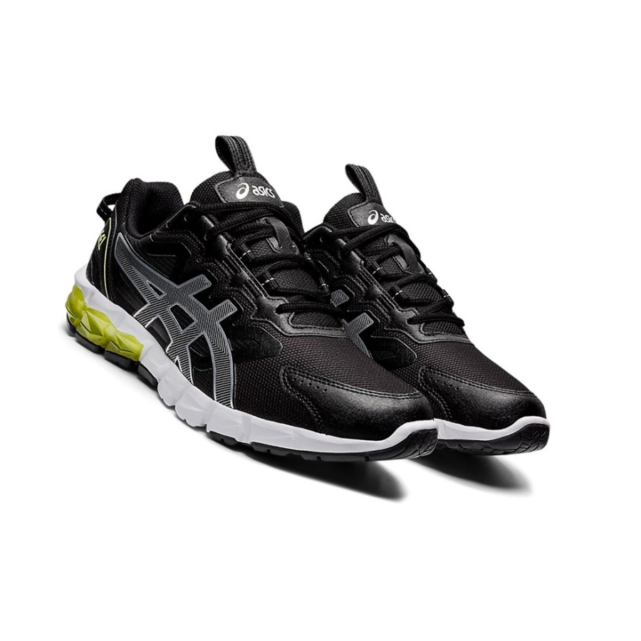 Black / Glow Yellow Men's Asics GEL-QUANTUM 90 Sneakers | US86307IL