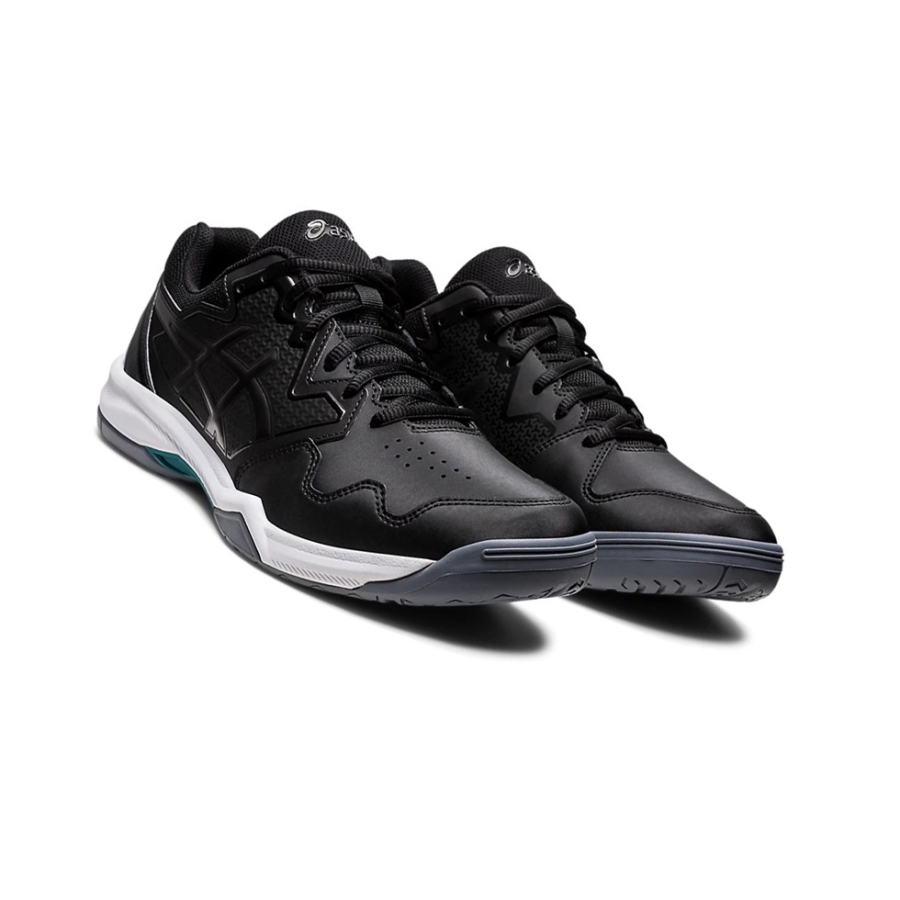 Black / Gunmetal Men's Asics GEL-DEDICATE 7 Tennis Shoes | US89124IV