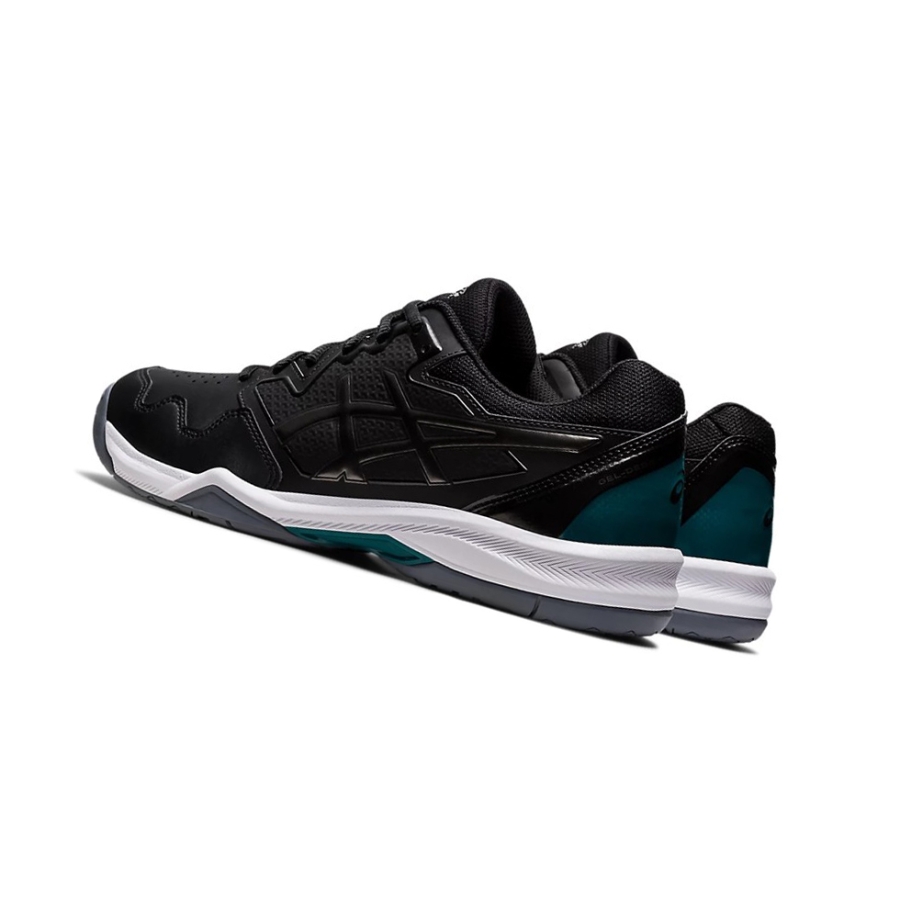 Black / Gunmetal Men's Asics GEL-DEDICATE 7 Tennis Shoes | US89124IV