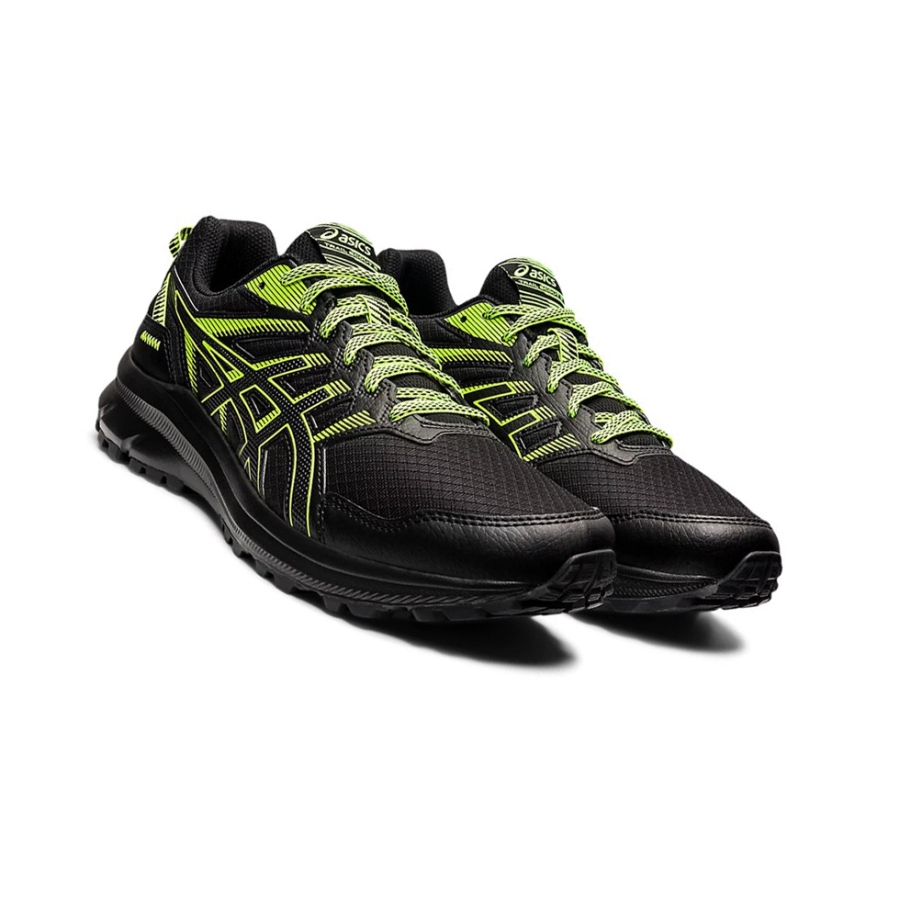 Black / Hazard Green Men's Asics TRAIL SCOUT 2 Trail Running Shoes | US81720JA