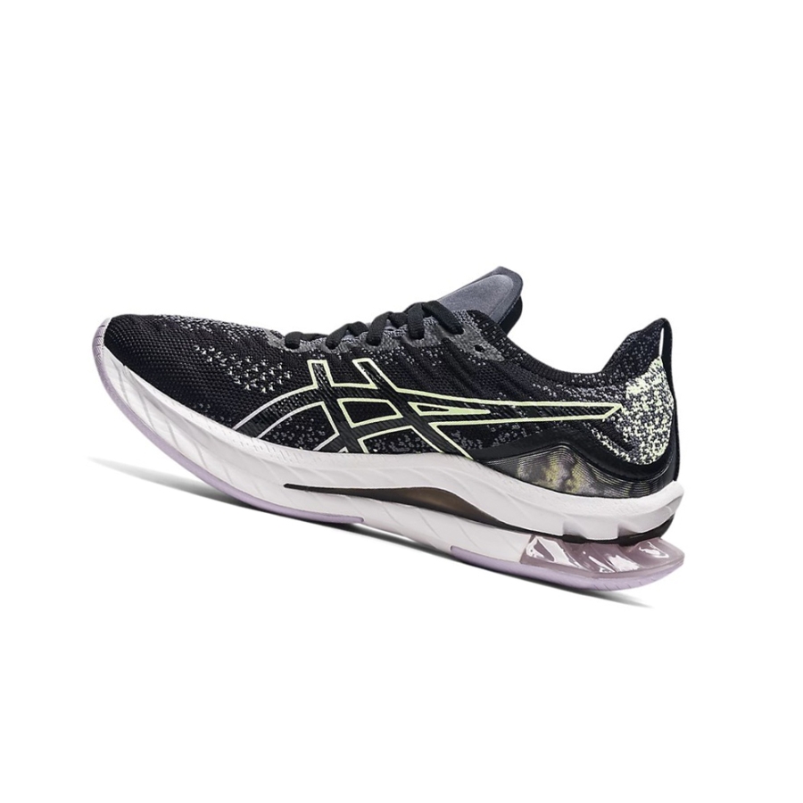 Black / Illuminate Yellow Women's Asics KINSEI BLAST Running Shoes | US90547FL