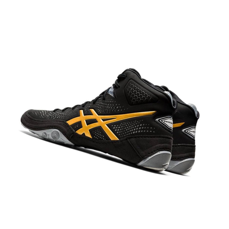 Black Men's Asics DAN GABLE EVO 2 Wrestling Shoes | US56174XJ