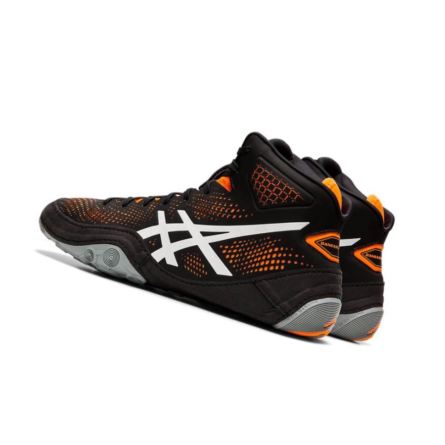 Black Men's Asics DAN GABLE EVO 2 Wrestling Shoes | US73456IM