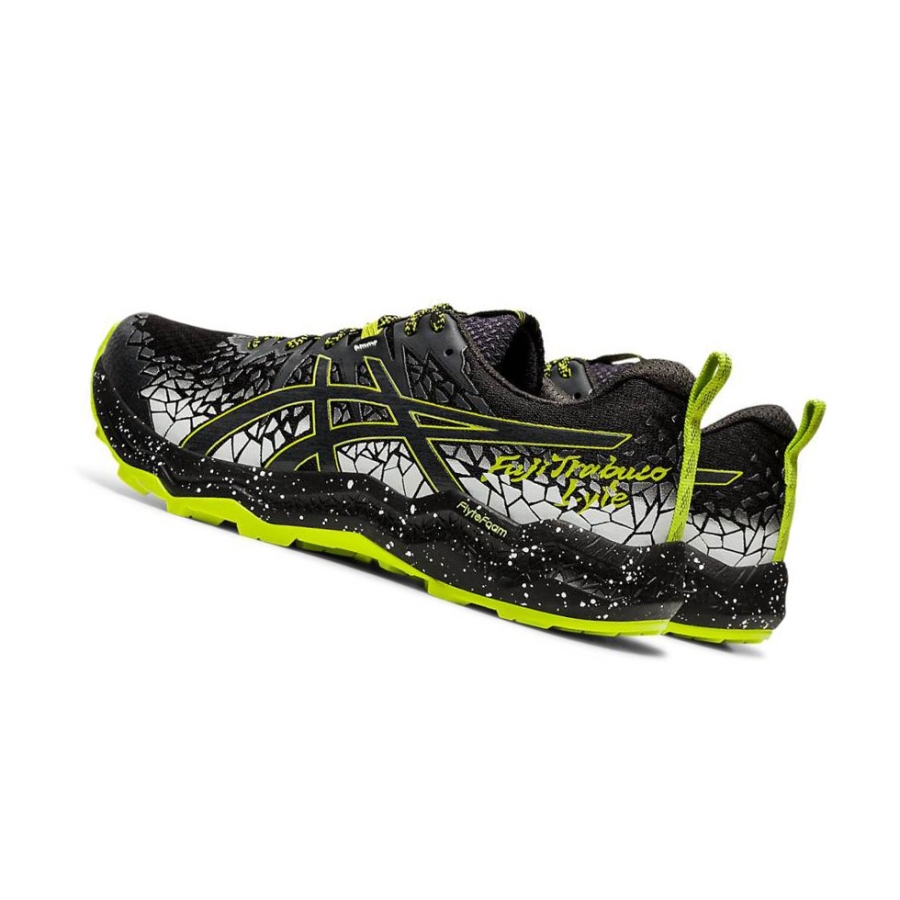 Black Men's Asics FUJITRABUCO Trail Running Shoes | US15962MS