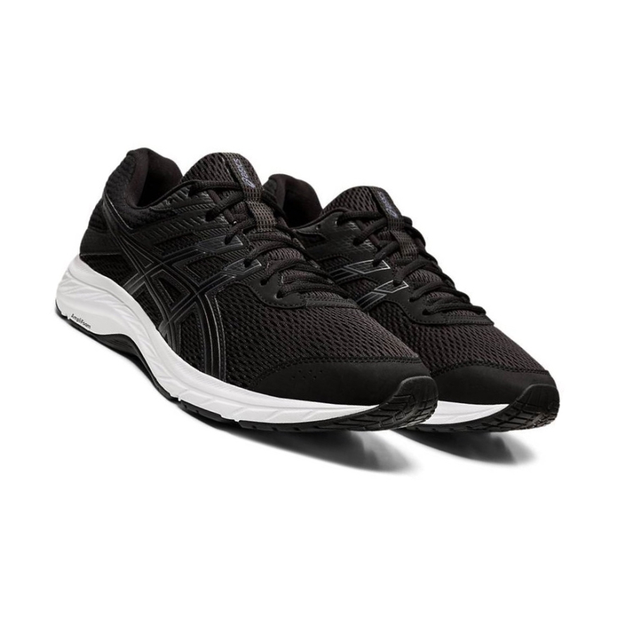 Black Men's Asics GEL-CONTEND 6 Running Shoes | US06157KX