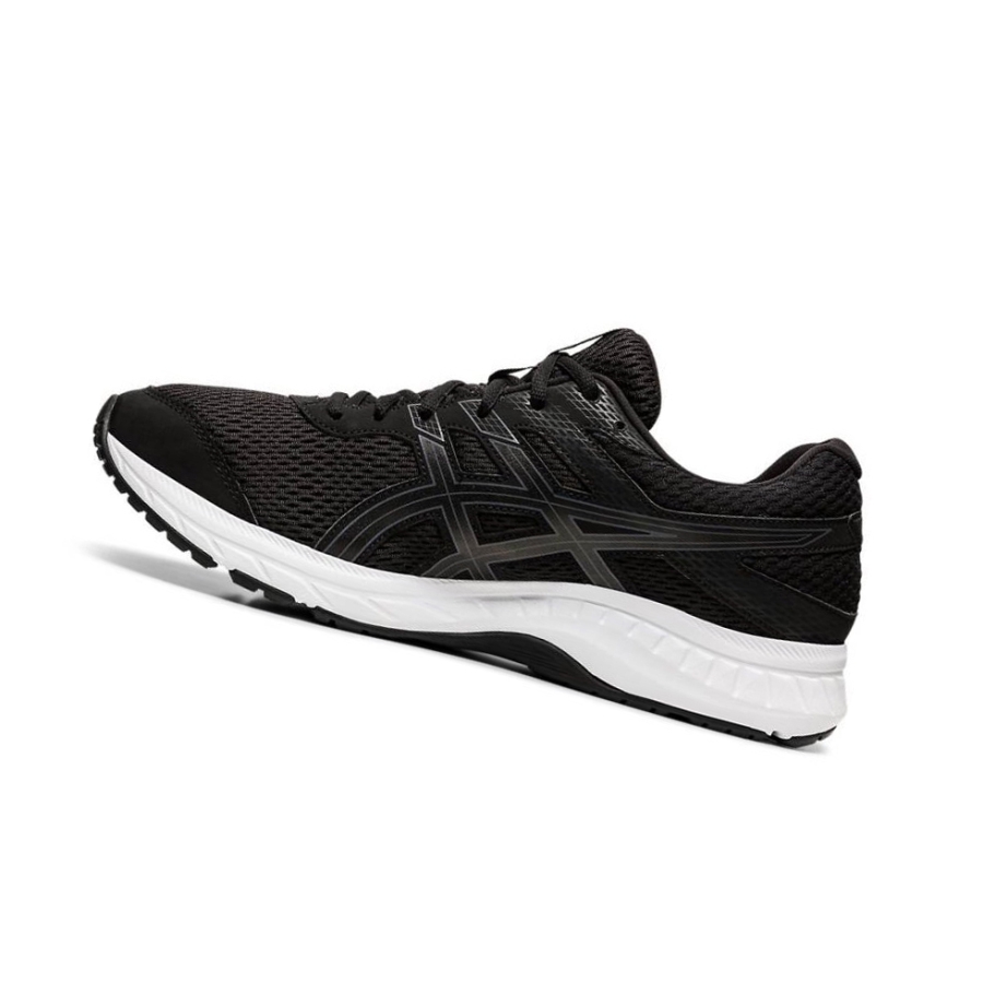 Black Men's Asics GEL-CONTEND 6 Running Shoes | US06157KX