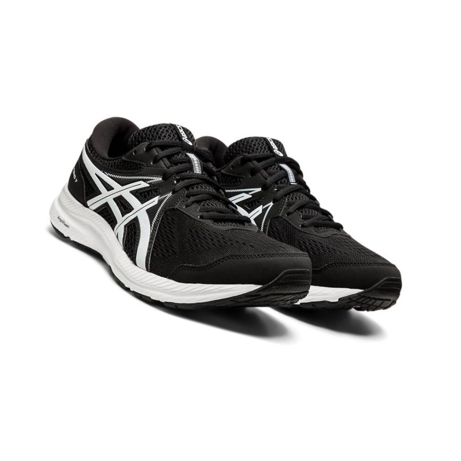 Black Men's Asics GEL-CONTEND 7 Running Shoes | US54297PN