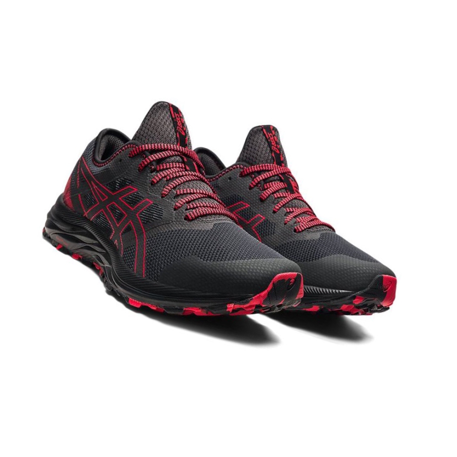 Black Men's Asics GEL-EXCITE TRAIL Running Shoes | US54912GD