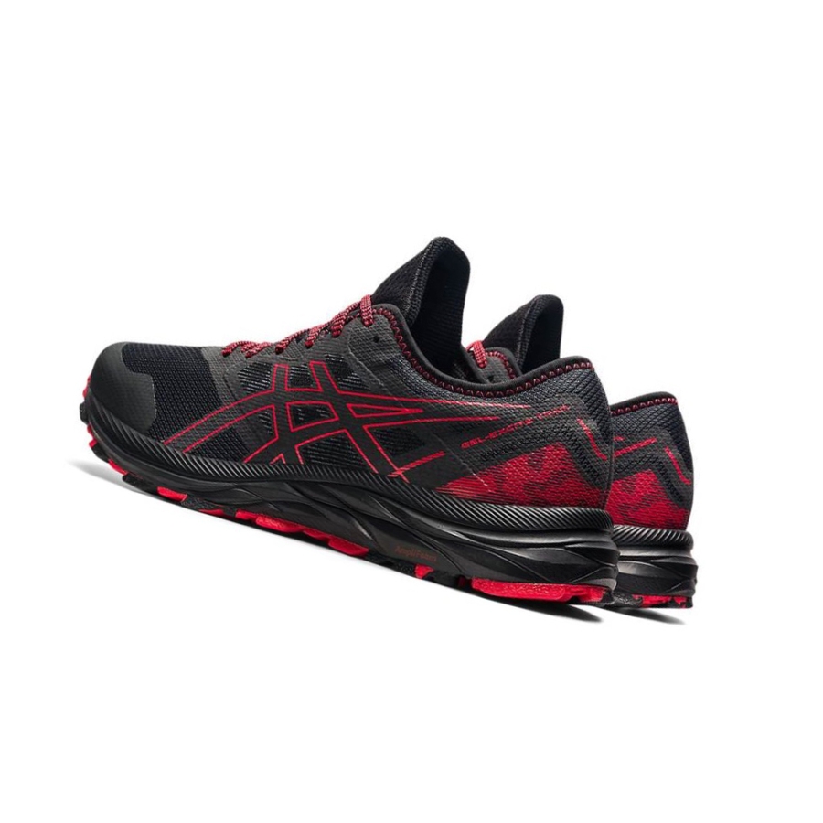 Black Men's Asics GEL-EXCITE TRAIL Running Shoes | US54912GD