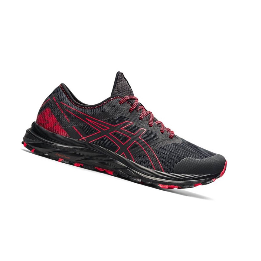 Black Men\'s Asics GEL-EXCITE TRAIL Running Shoes | US54912GD