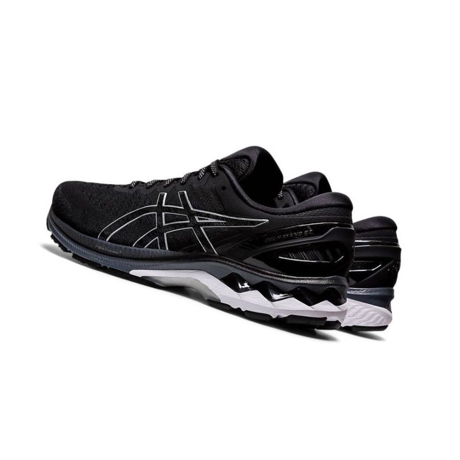 Black Men's Asics GEL-KAYANO 27 Running Shoes | US05921ML