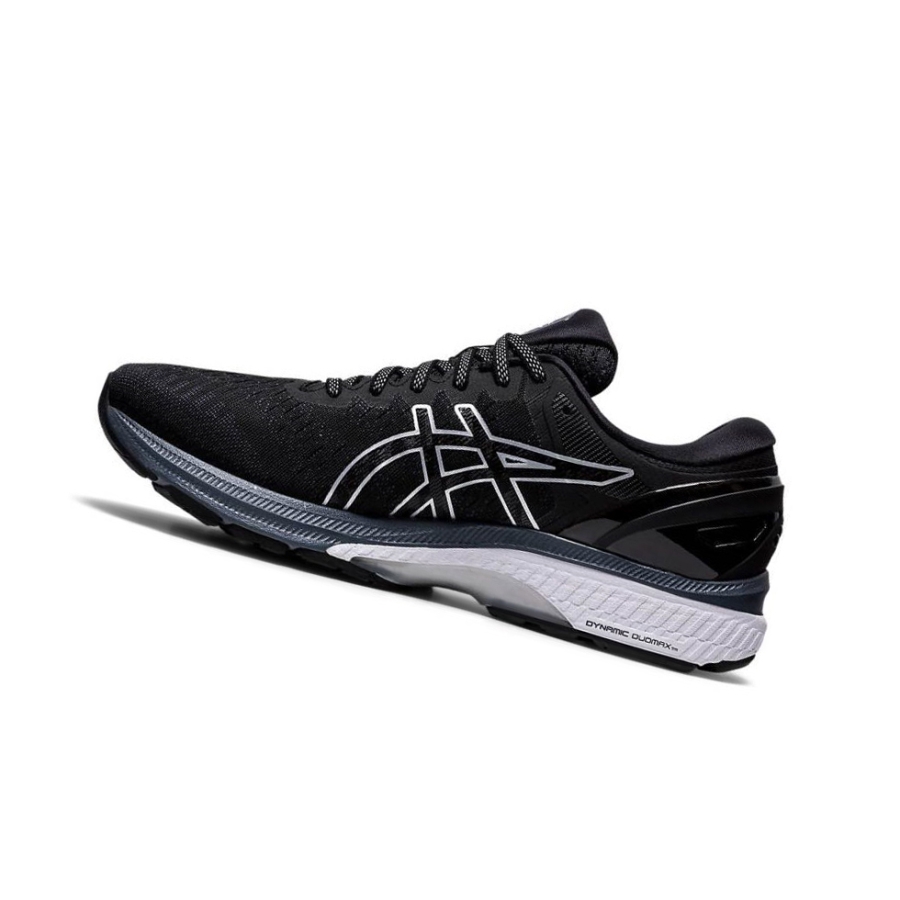 Black Men's Asics GEL-KAYANO 27 Running Shoes | US05921ML