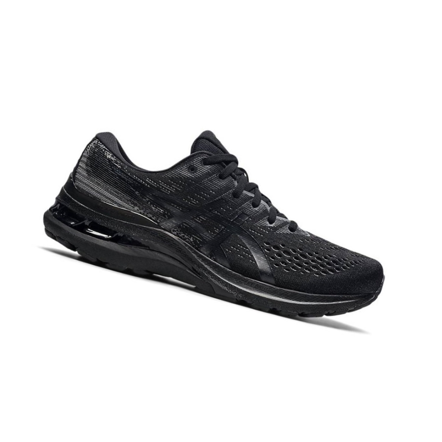 Black Men\'s Asics GEL-KAYANO 28 Extra Wide Running Shoes | US31056MQ