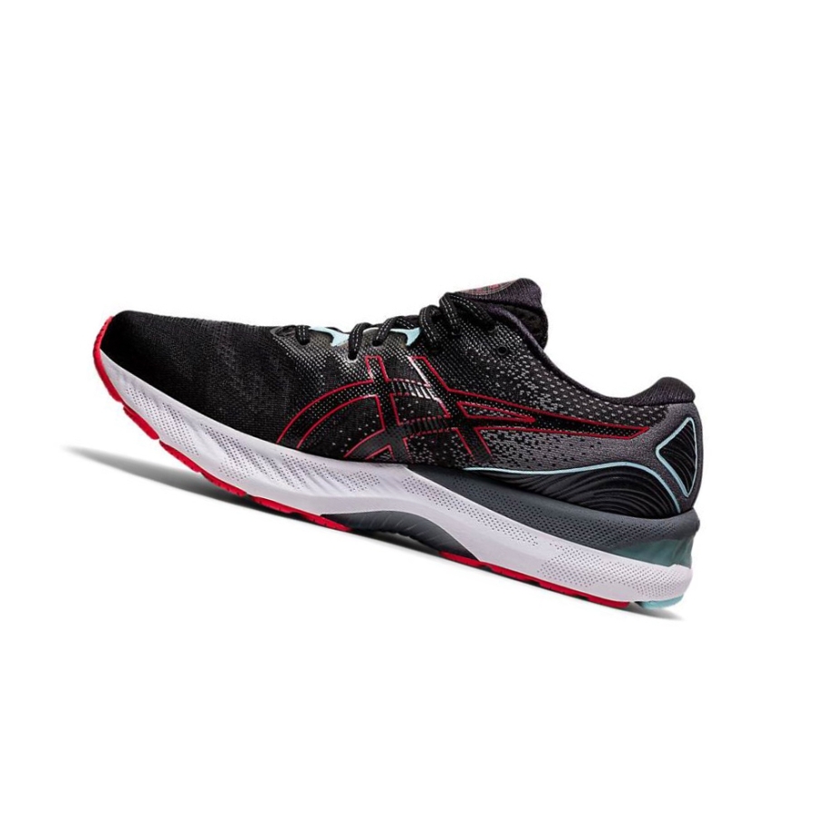 Black Men's Asics GEL-NIMBUS 23 Running Shoes | US91076MR