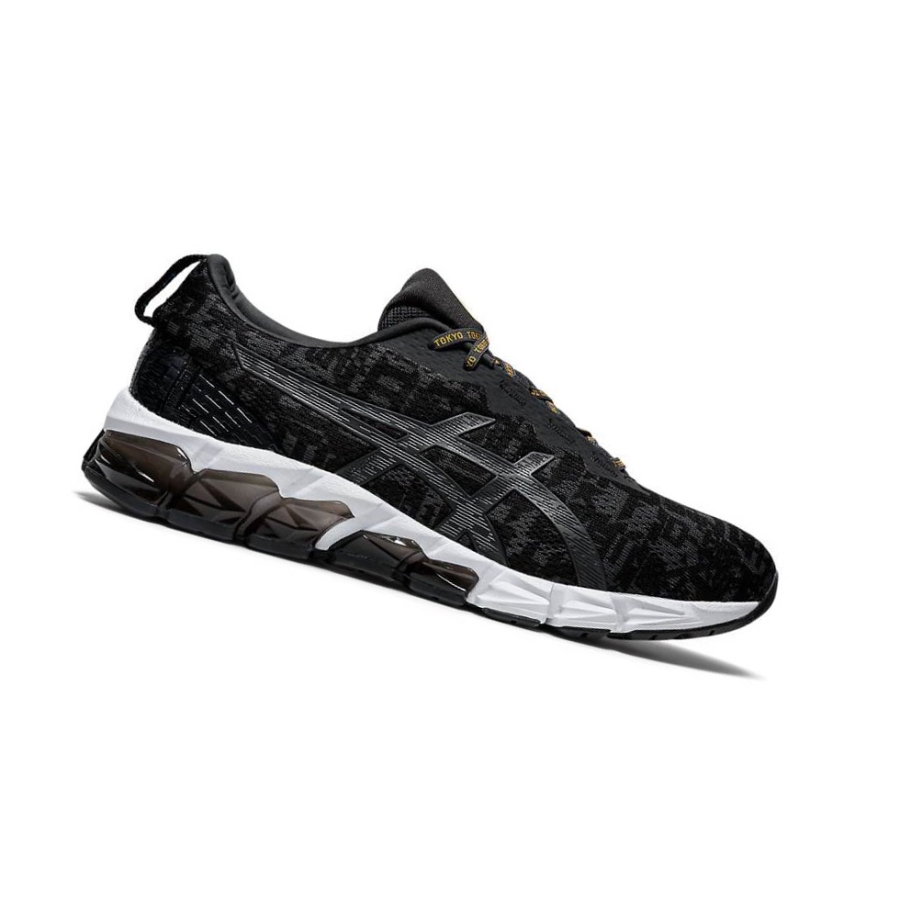 Black Men\'s Asics GEL-QUANTUM 180 5 Sneakers | US86314HU