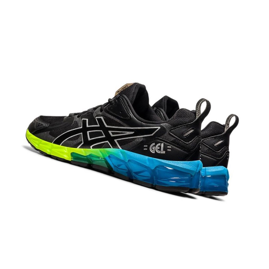 Black Men's Asics GEL-QUANTUM 180 6 Sneakers | US04761BH