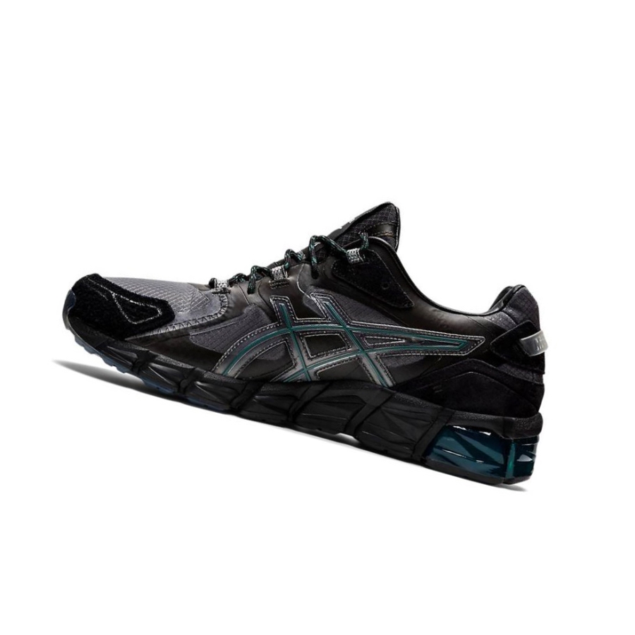 Black Men's Asics GEL-QUANTUM 180 6 Sneakers | US05712HU