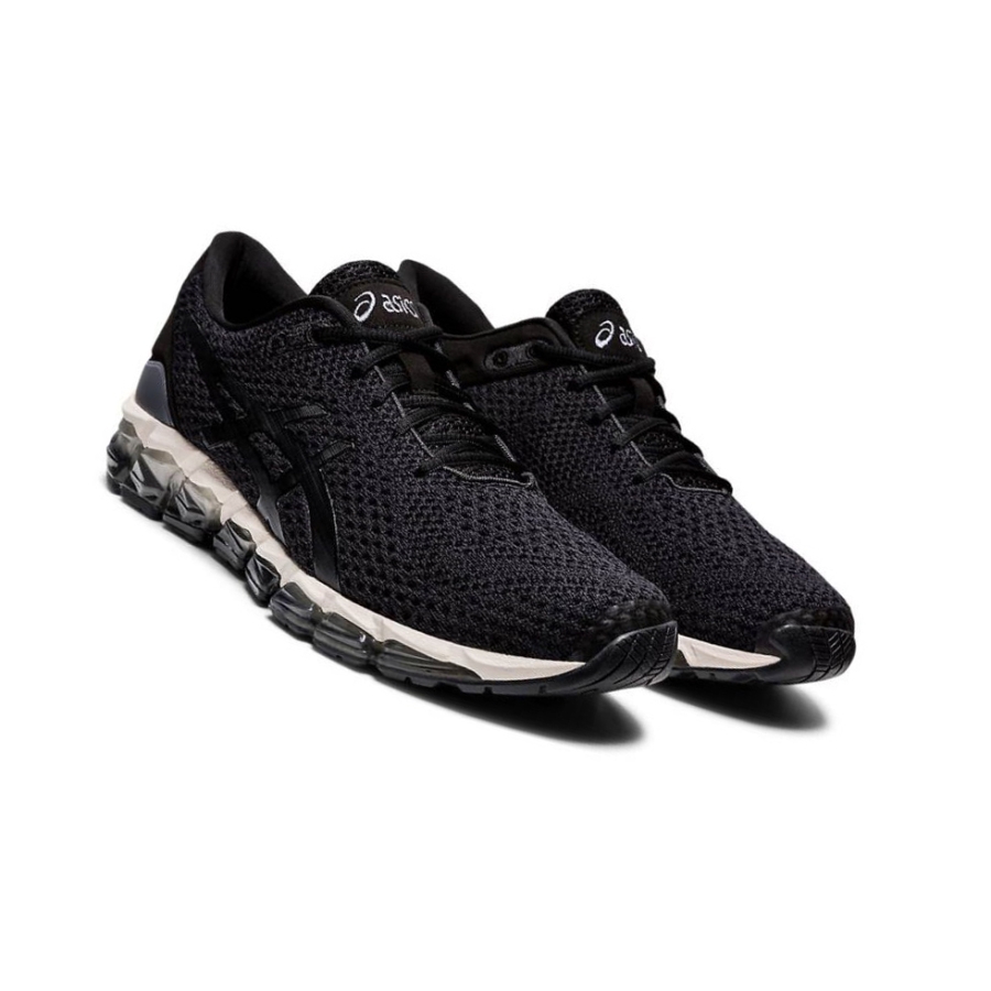 Black Men's Asics GEL-QUANTUM 360 5 Knit Sneakers | US84972LI