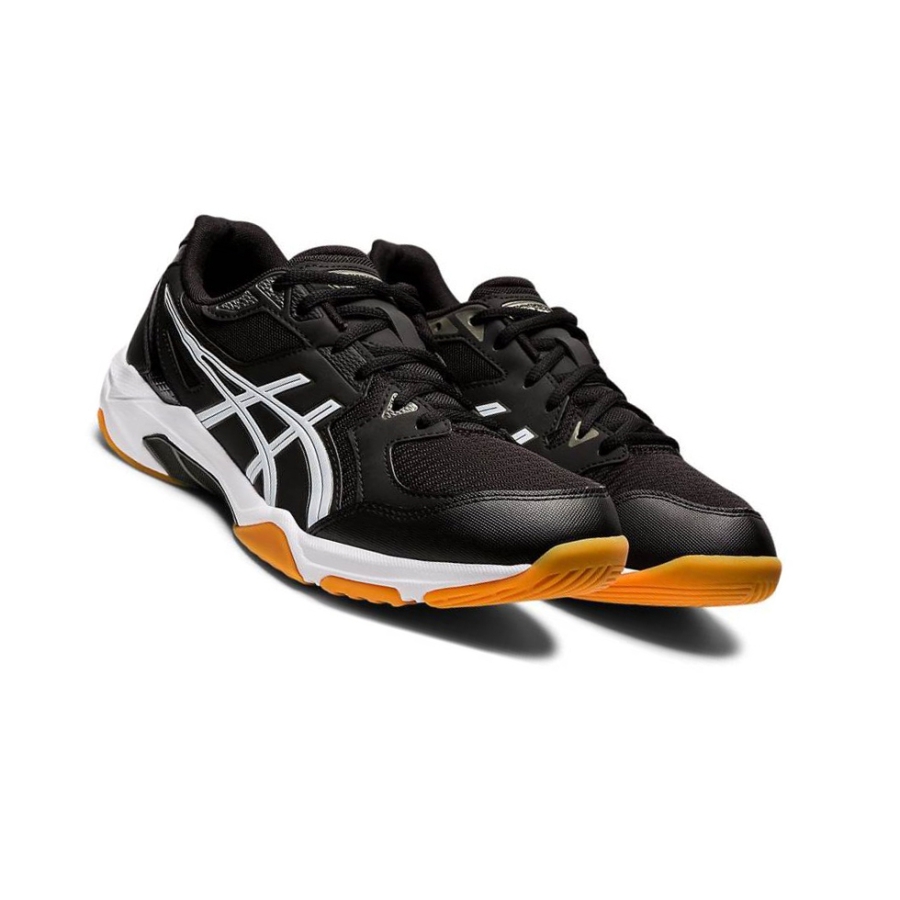 Black Men's Asics GEL-ROCKET 10 Volleyball Shoes | US92718XV