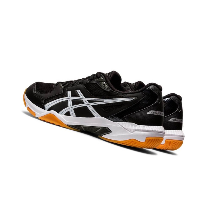 Black Men's Asics GEL-ROCKET 10 Volleyball Shoes | US92718XV