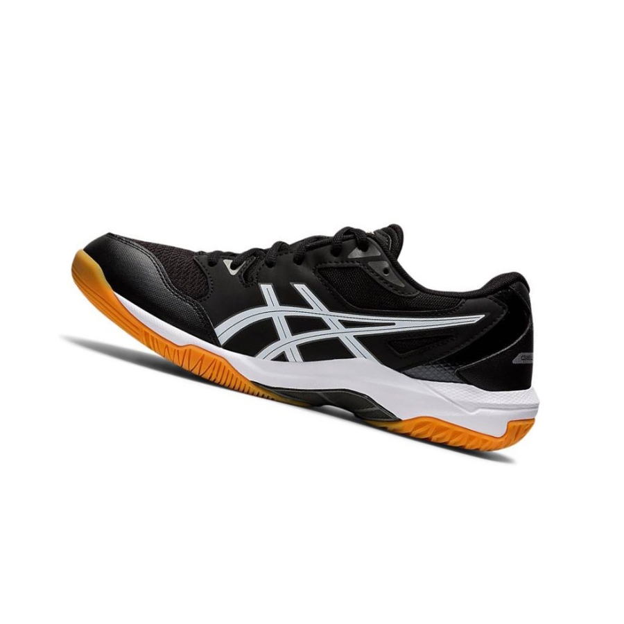 Black Men's Asics GEL-ROCKET 10 Volleyball Shoes | US92718XV