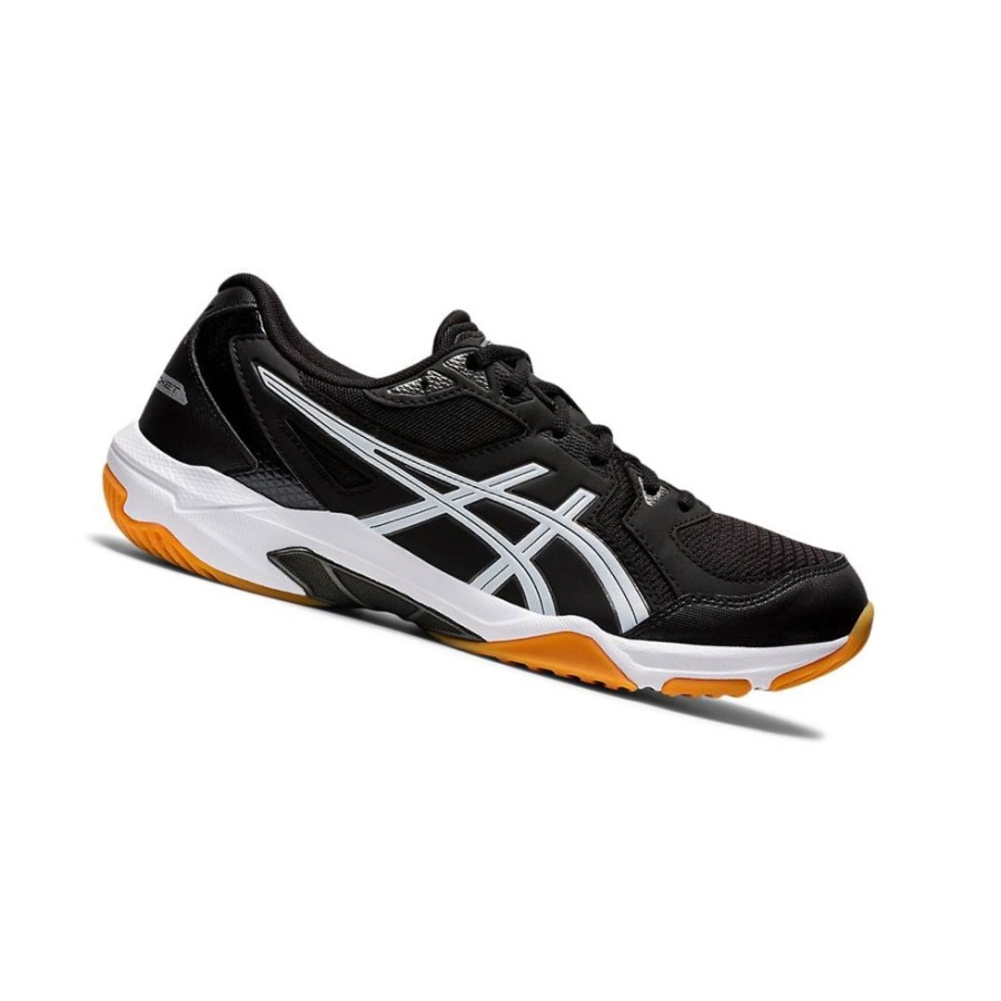 Black Men\'s Asics GEL-ROCKET 10 Volleyball Shoes | US92718XV