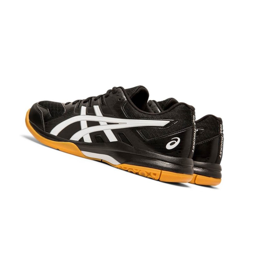 Black Men's Asics GEL-ROCKET 9 Volleyball Shoes | US97563OY