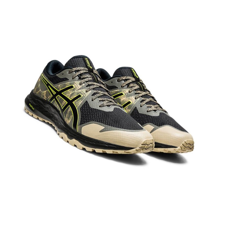 Black Men's Asics GEL-SCRAM 6 Trail Running Shoes | US58617DE