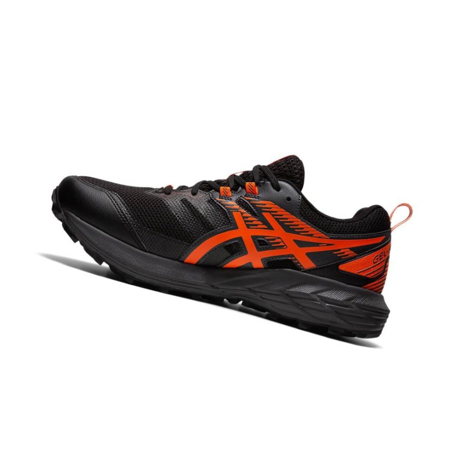 Black Men's Asics GEL-SONOMA 6 G-TX Trail Running Shoes | US83069XN