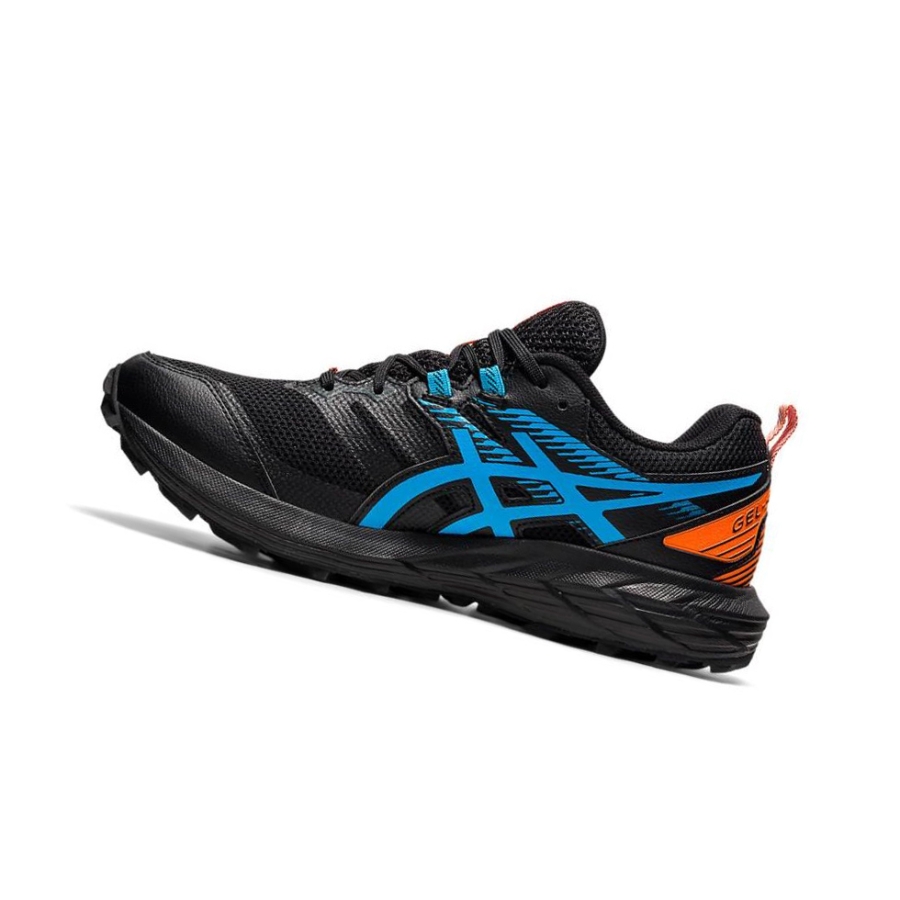 Black Men's Asics GEL-SONOMA 6 Trail Running Shoes | US19345WC