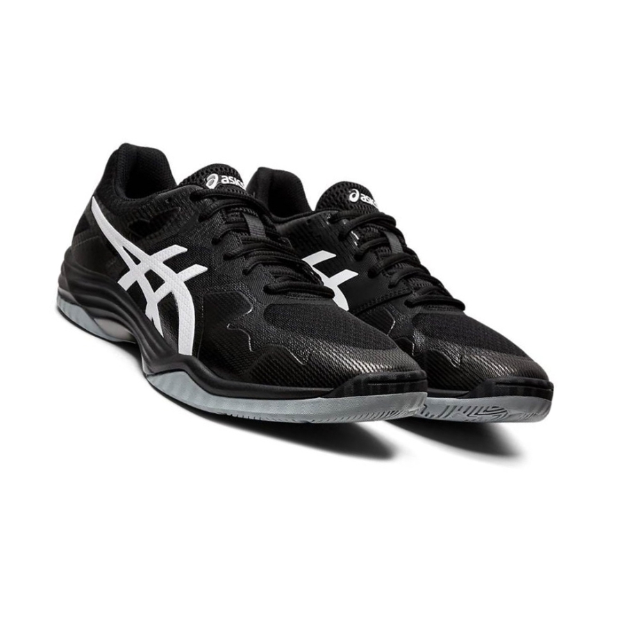 Black Men's Asics GEL-TACTIC 2 Volleyball Shoes | US84190PJ