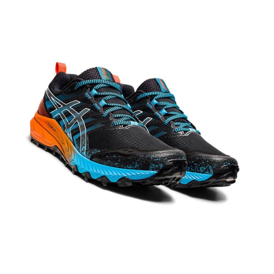 Black Men's Asics GEL-TRABUCO 9 Trail Running Shoes | US86541TR