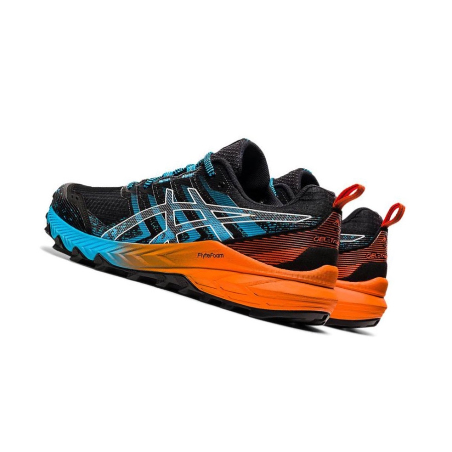 Black Men's Asics GEL-TRABUCO 9 Trail Running Shoes | US86541TR