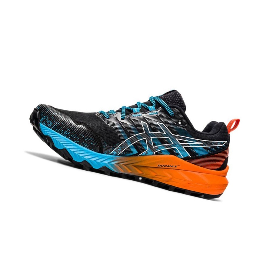 Black Men's Asics GEL-TRABUCO 9 Trail Running Shoes | US86541TR