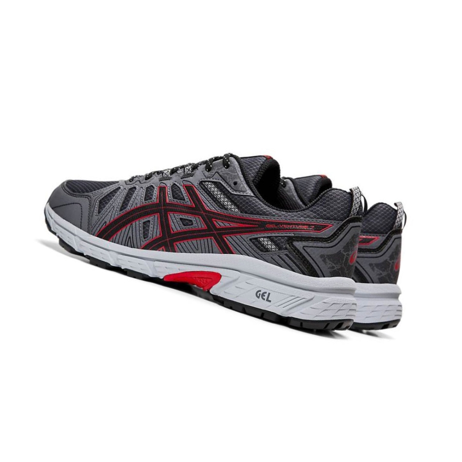 Black Men's Asics GEL-VENTURE 7 Trail Trail Running Shoes | US80729PZ