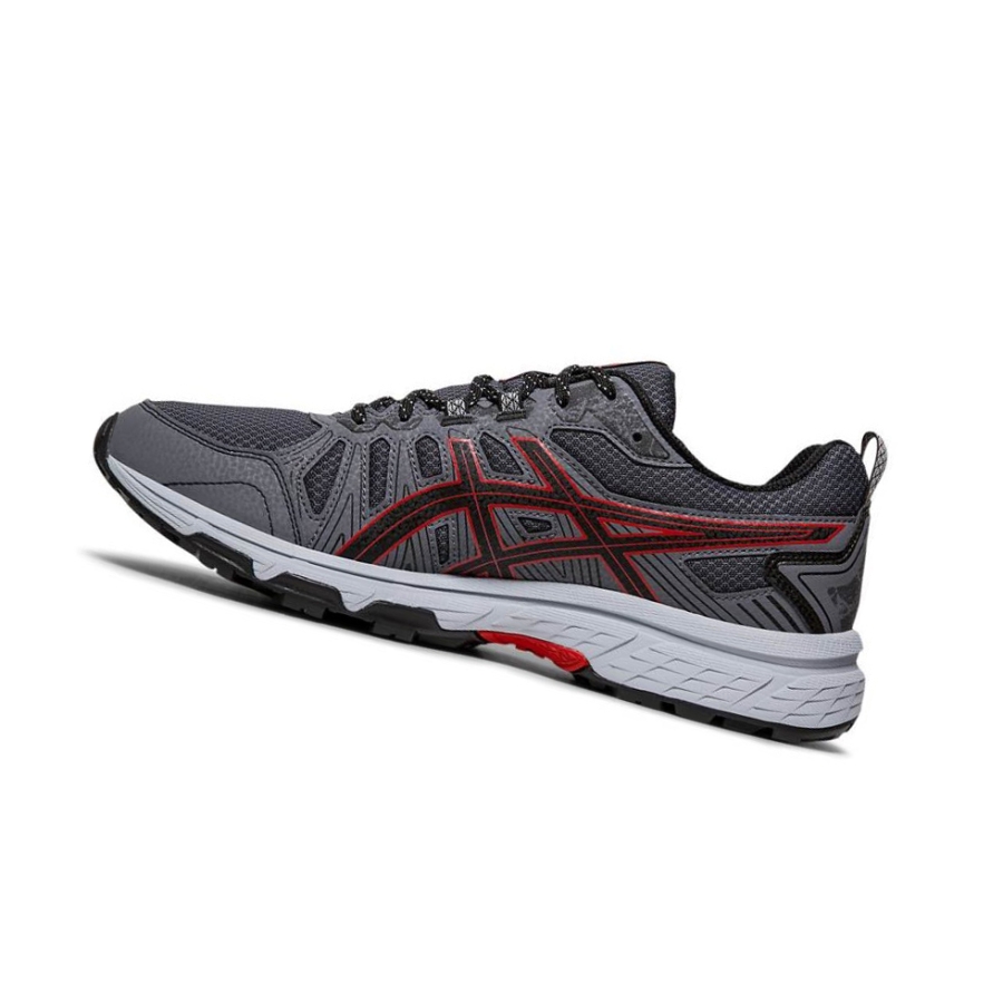 Black Men's Asics GEL-VENTURE 7 Trail Trail Running Shoes | US80729PZ