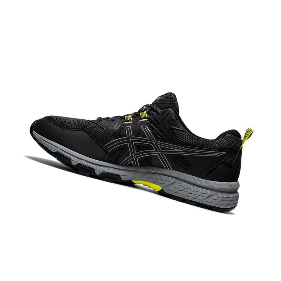 Black Men's Asics GEL-VENTURE 8 Trail Running Shoes | US25176PM