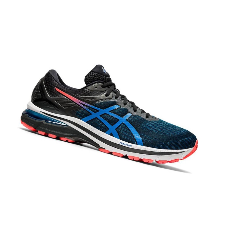 Black Men\'s Asics GT-2000 Running Shoes | US59102IY