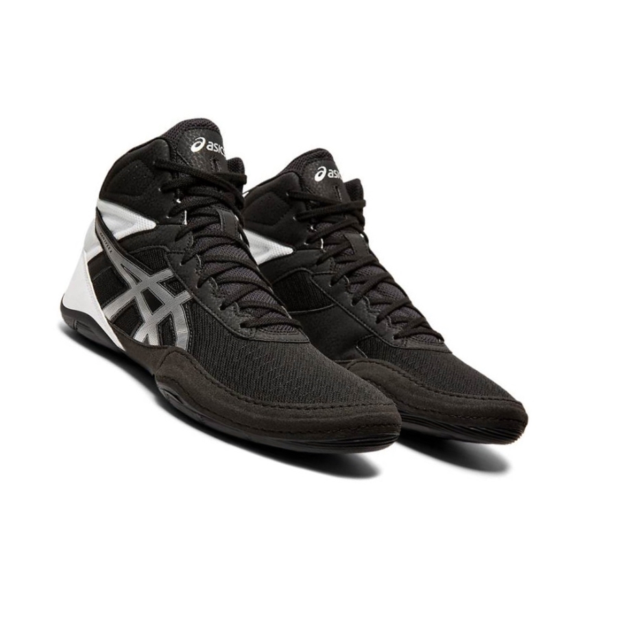 Black Men's Asics MATFLEX 6 Wrestling Shoes | US09487VE