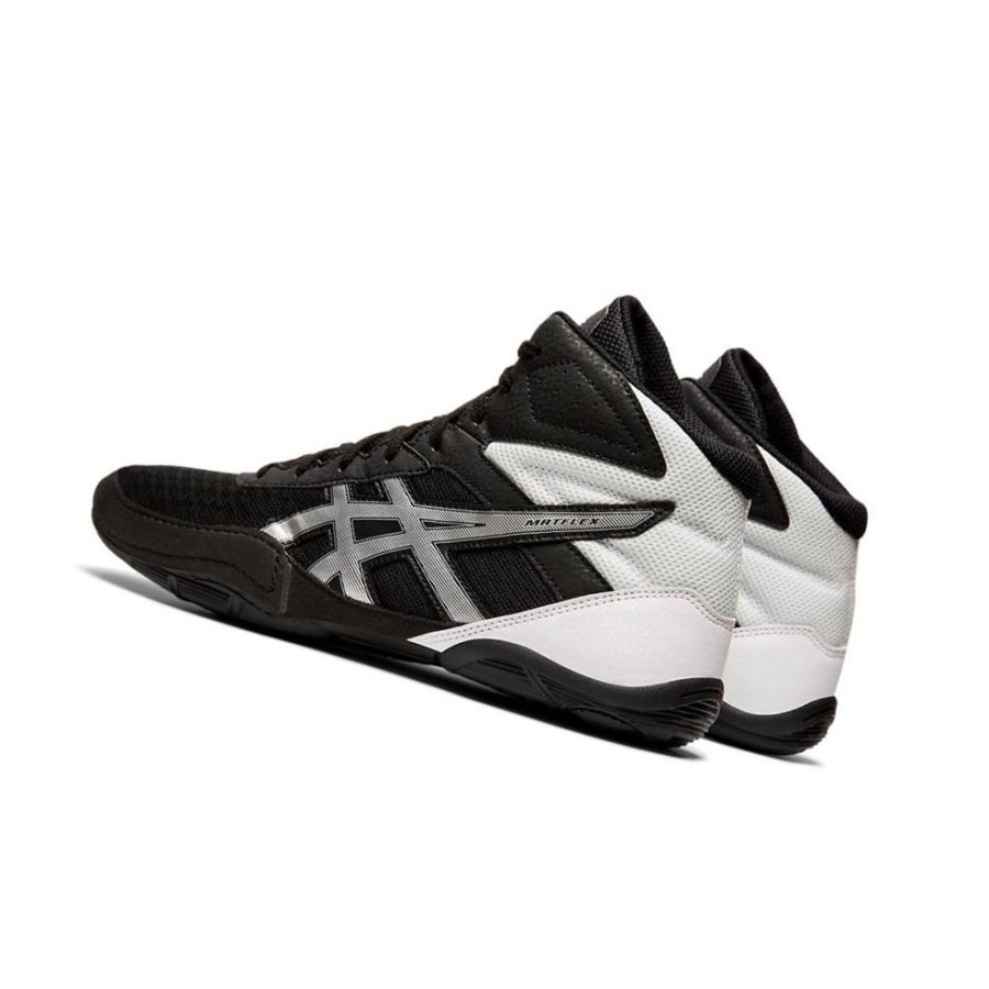 Black Men's Asics MATFLEX 6 Wrestling Shoes | US09487VE