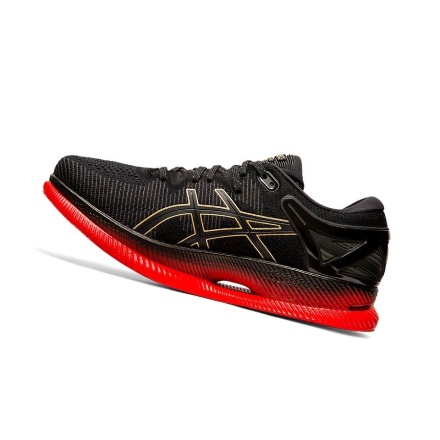 Black Men's Asics METARIDE Running Shoes | US58231MW