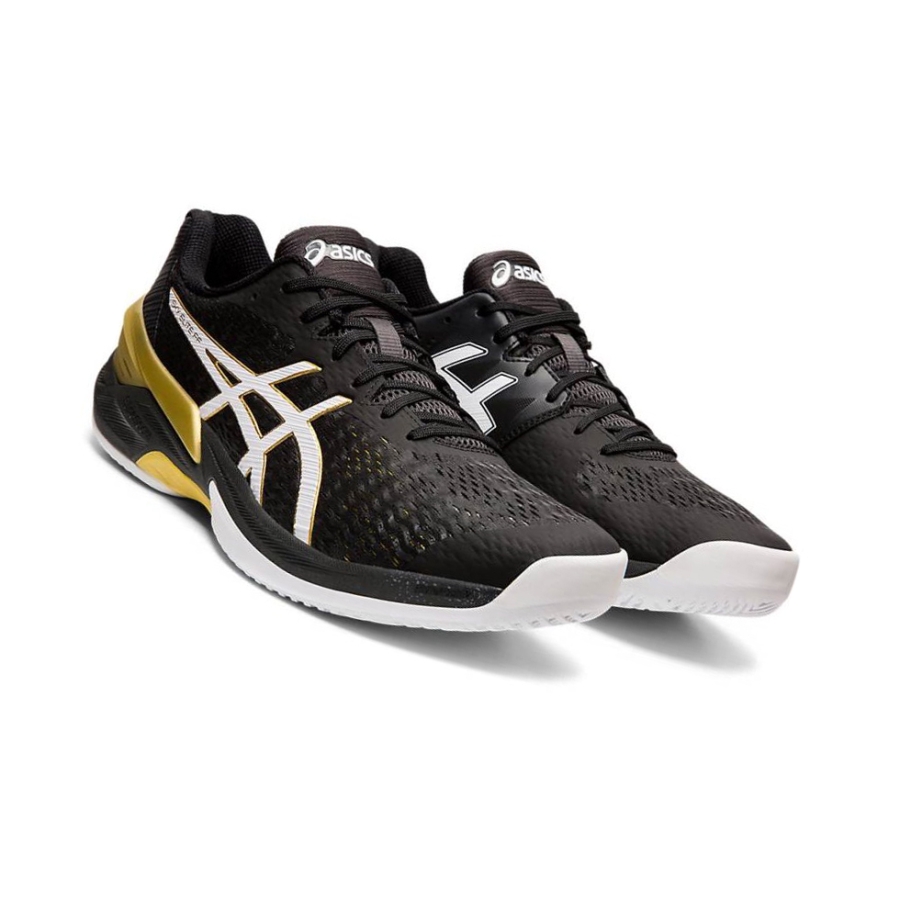 Black Men's Asics SKY ELITE FF Volleyball Shoes | US74250GB