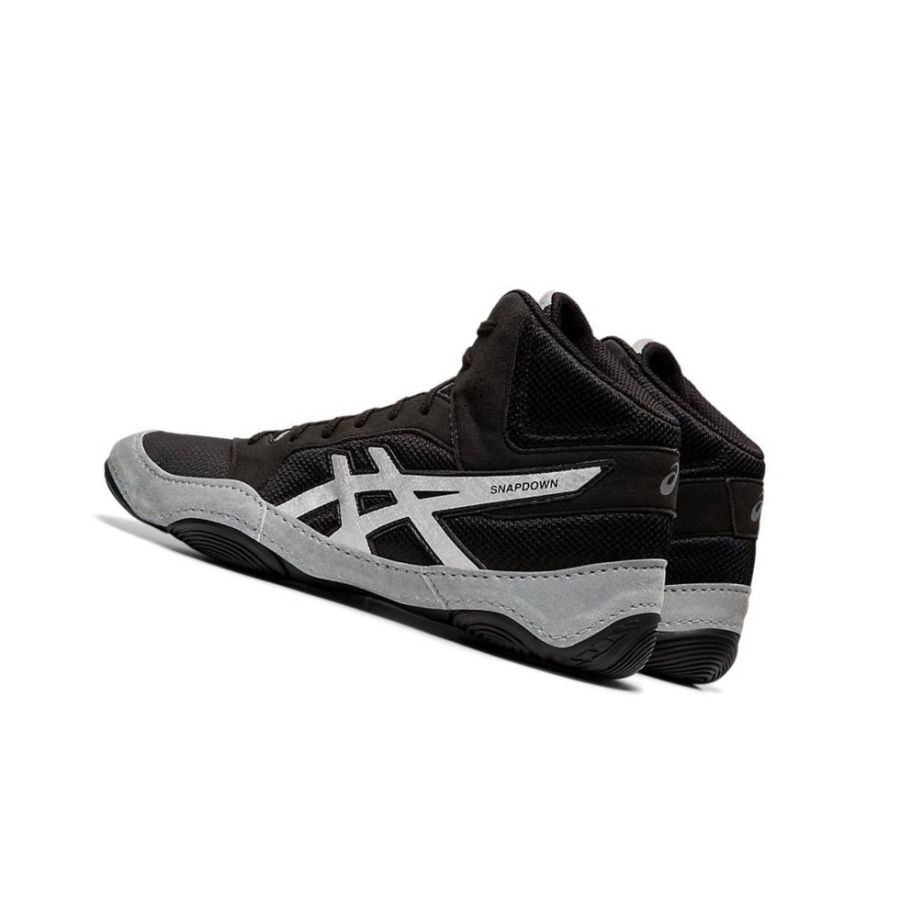 Black Men's Asics SNAPDOWN 2 Wrestling Shoes | US30978NZ