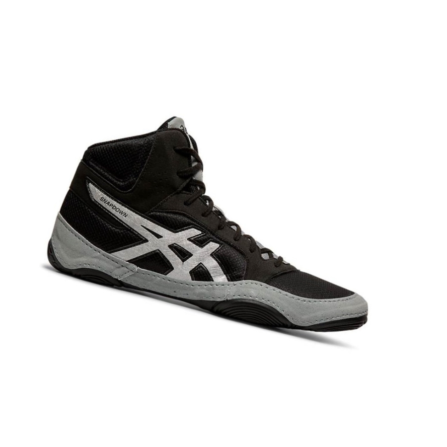 Black Men\'s Asics SNAPDOWN 2 Wrestling Shoes | US30978NZ